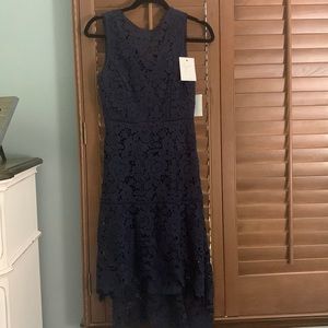 Womens High Low Lace Dress